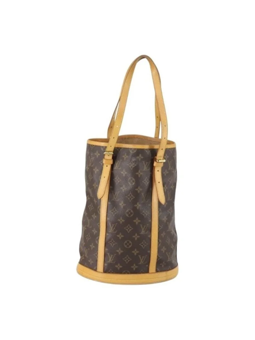 Authentic LOUIS VUITTON Monogram Bucket GM Shoulder Bag M42236 LV